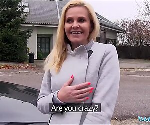 Public Agent Desperate MILF Black Canary Fucks for a Job