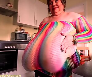 046 PS 0130 Karola ölige riesige Regenbogenbrüste 11 $ 99 2