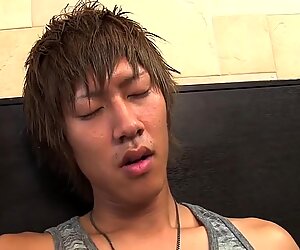 Japanese Boy Masturbates And Cums
