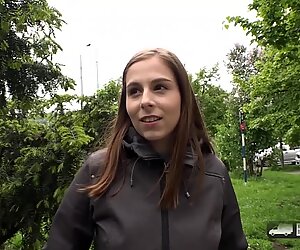 Natural brunette Antonia Sainz loves having sex in public