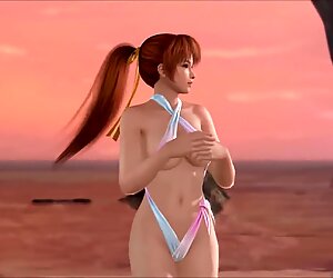 Helena Chan, Momji Chan and Nyotengu Vacations Ecchi