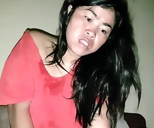 Asian junior suck my hairy cock