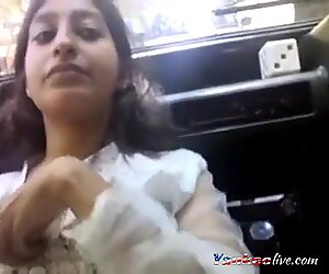 car sex with cute girl
