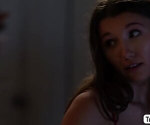 Asian Ts stepmom licks and fucks stepdaughters tight pussy