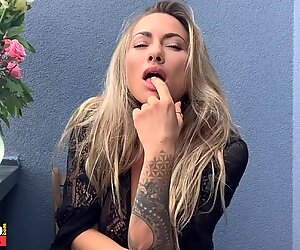 FAKEhub Michaela Isizzu Fingers Her pussy Before Morning Coffee