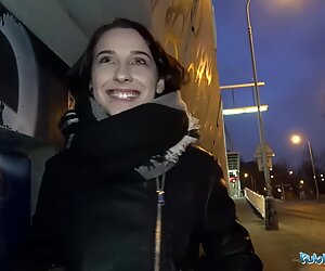 Public Agent Hot Czech car fuck after public blowjob makes agents cock hard