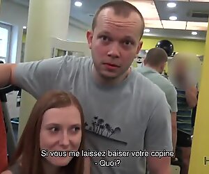 HUNT4K. Naive gym bunny has sex with rich male