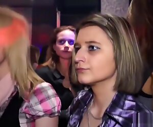 Real newbie parties and swallows cum