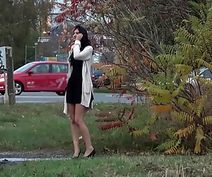 Public Agent Coco Kiss Fix My Car and Fuck My Pussy